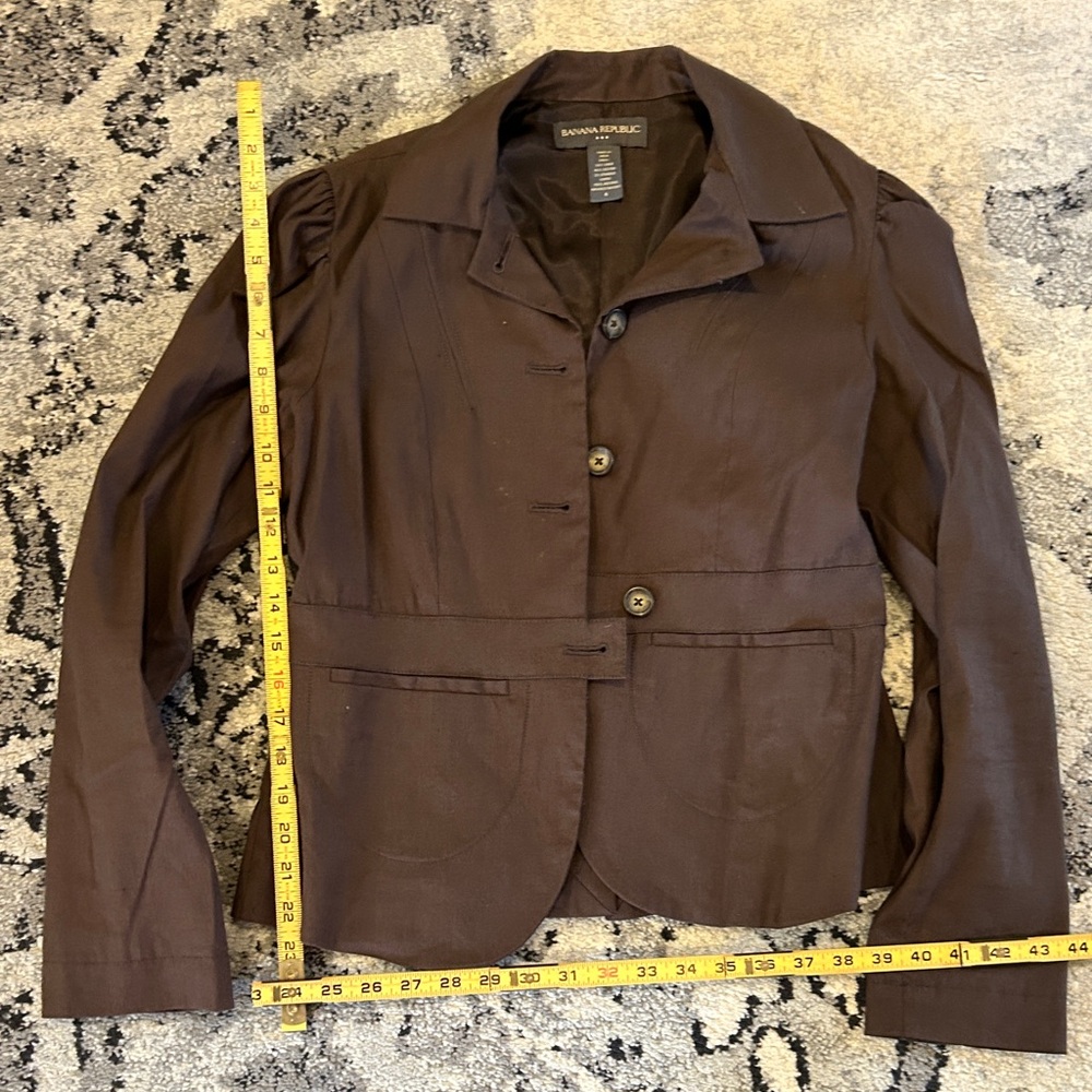 Banana Republic Brown Blazer Classic Suit Jacket